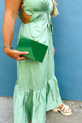 BRACKISH | BASEL PEACOCK CLUTCH