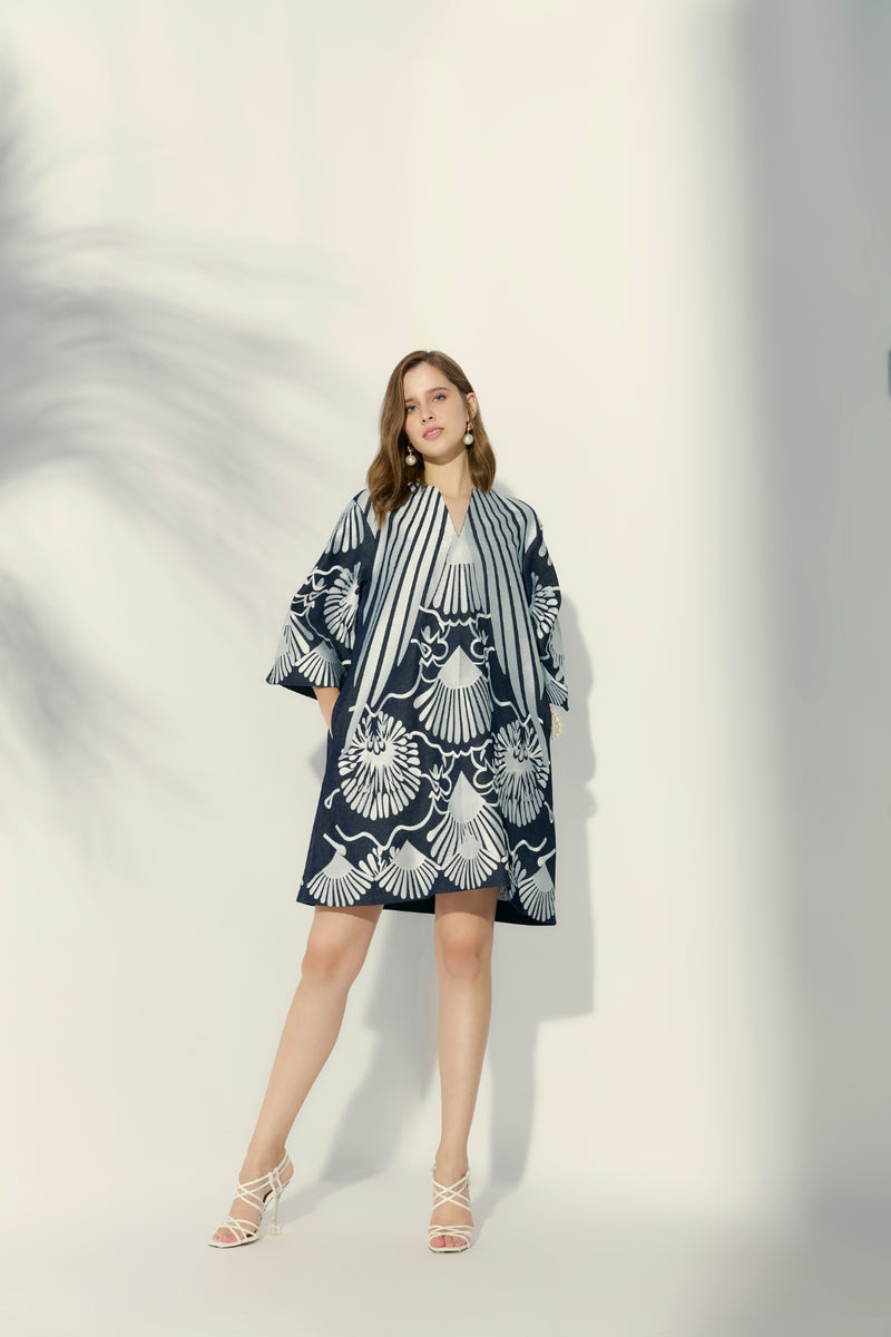 FALGUNI SHANE PEACOCK | Black Tent Dress