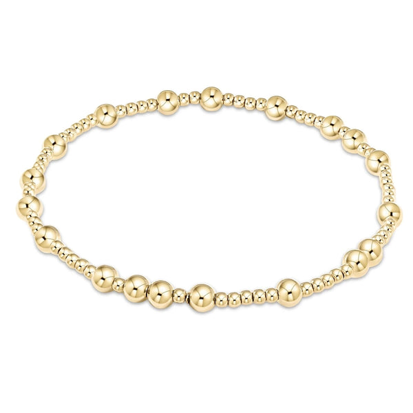 Hope unwritten 4mm bracelet - gold