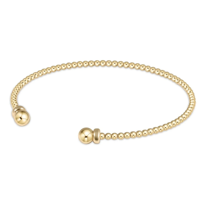 Classic Gold 2mm Cuff-Gold