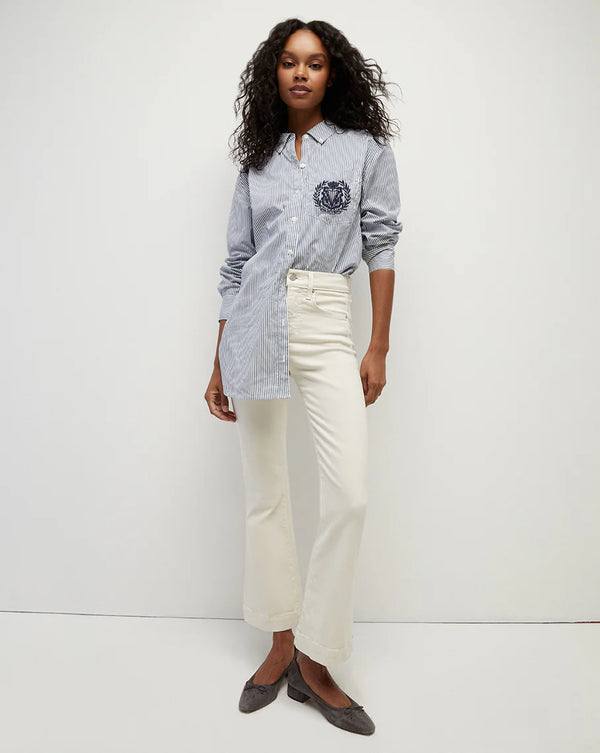 VERONICA BEARD | CARSON H/R ANKLE FLARE- ECRU