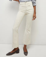 VERONICA BEARD | CARSON H/R ANKLE FLARE- ECRU