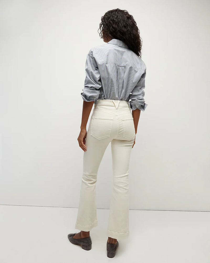 VERONICA BEARD | CARSON H/R ANKLE FLARE- ECRU