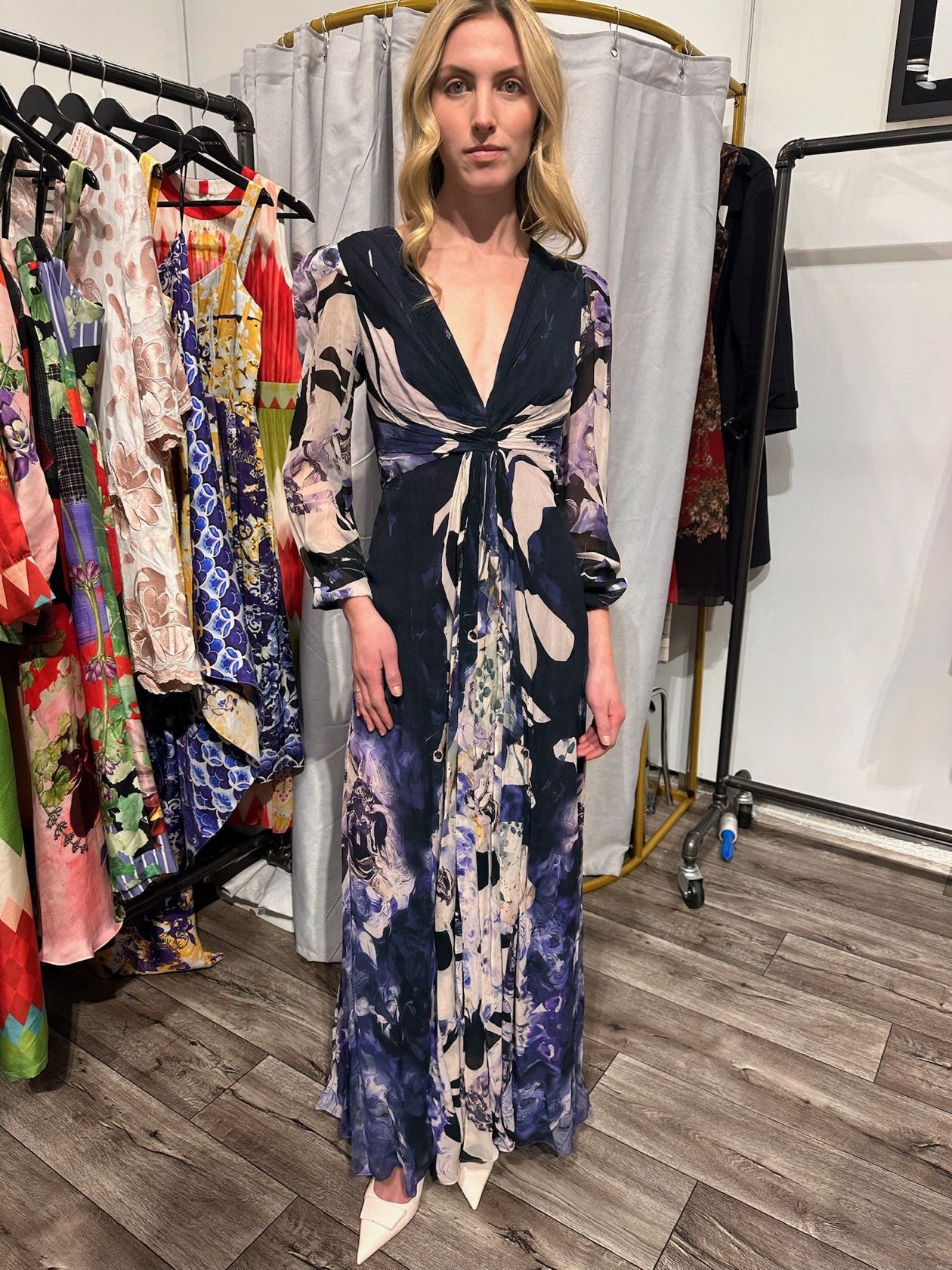 Garden of Wisteria Long Gown