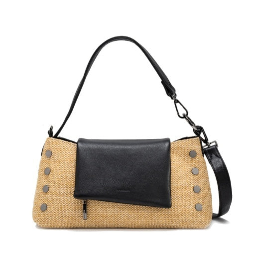HAMMITT | Satchel-raffia/gunmetal