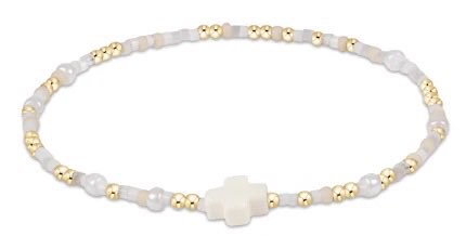 HOPE UNWRITTEN SIGNATURE CROSS BRACELET - CALL ME ON MY SHELLOPHONE
