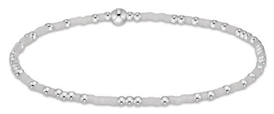 HOPE UNWRITTEN STERLING BRACELET - WHITE