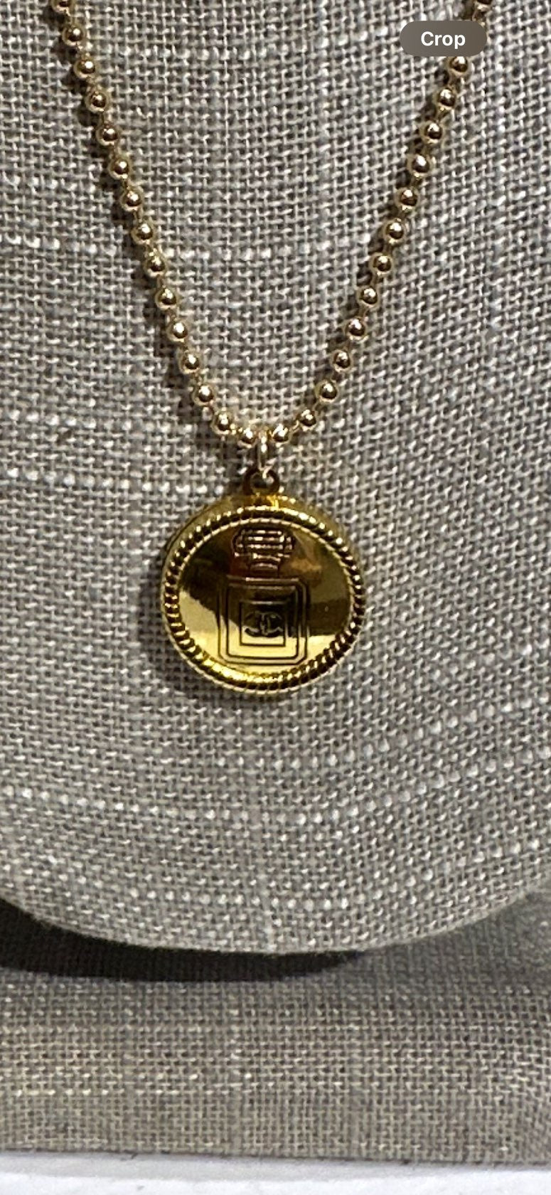 Chanel Perfume Gold Chain