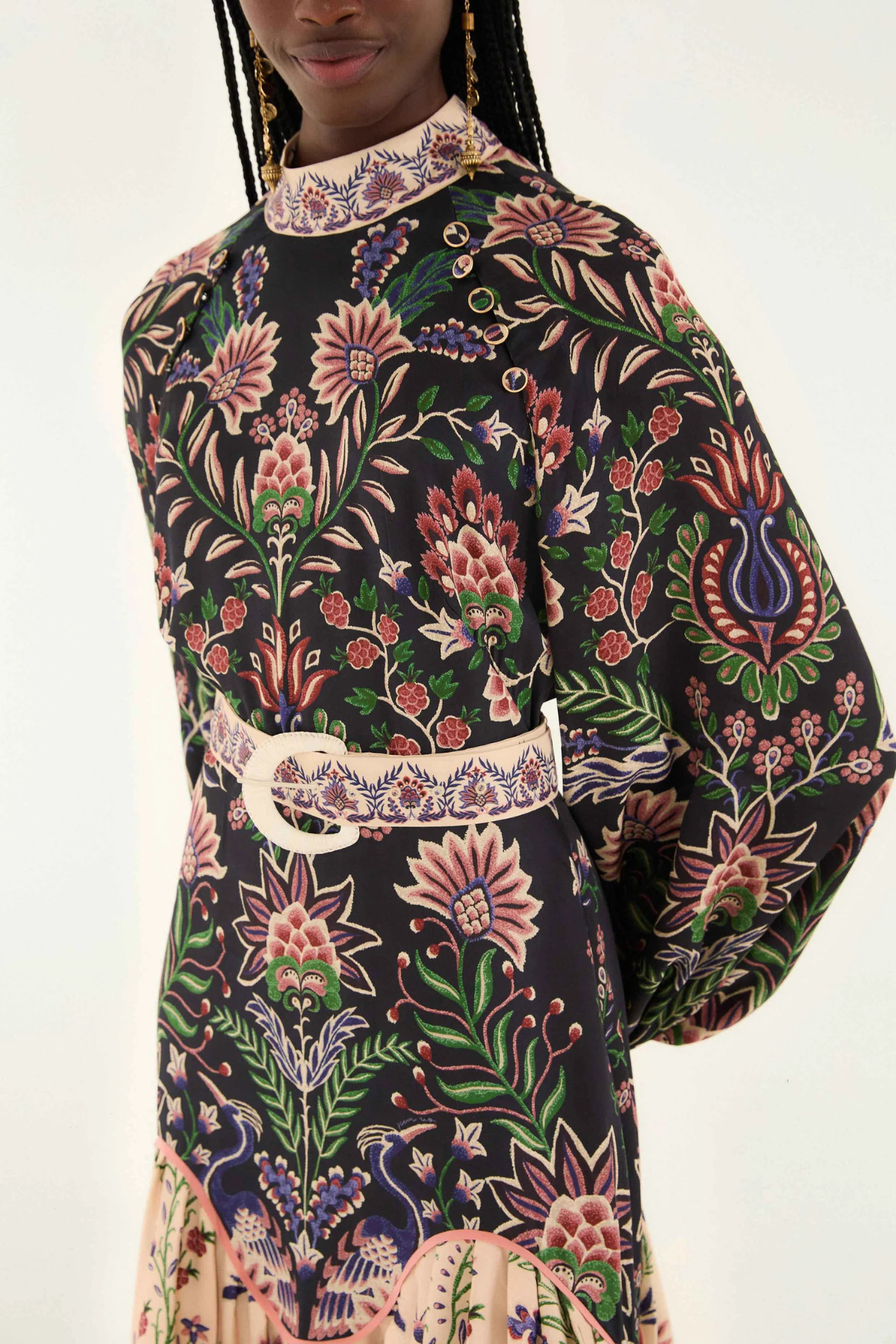 FARM RIO | MARVELOUS GARDEN MIDI DRESS